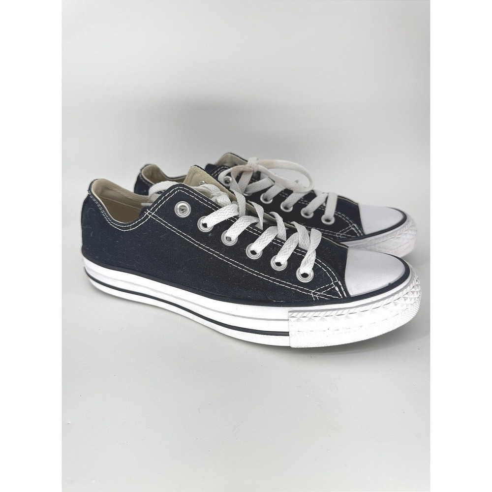 Converse Chuck Taylor All Star Low Top Black Sneakers M5.5 W7.5
